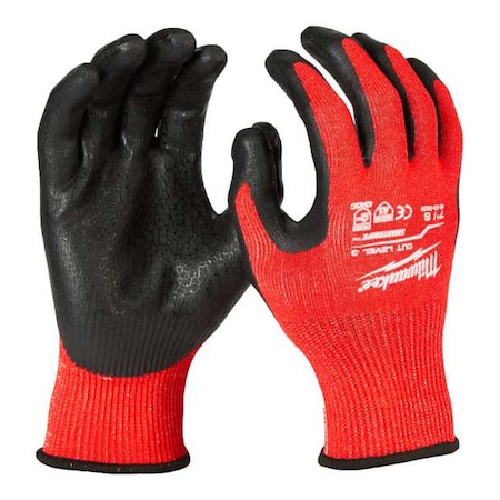 Cut-Resistant Gloves, Cut Level A3, Dipped, Nitrile, Rough, XL ( 10 ) 12 PK MPN:48-22-8933B