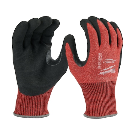 Cut-Resistant Coated Gloves, Cut Level A4, Dipped, Nitrile, Sandy, XL 1 PR MPN:48-22-8948