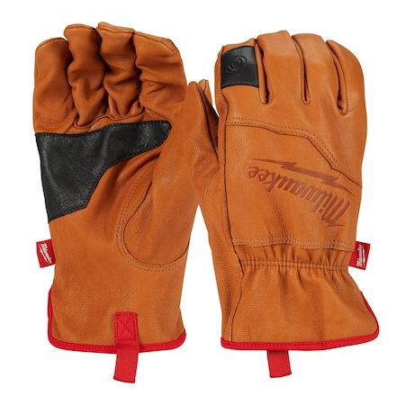 Goatskin Leather Gloves - M, PR MPN:48-73-0011