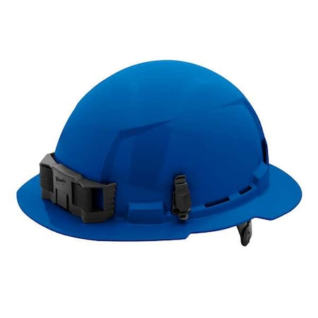 BOLT Blue Full Brim Hard Hat w/6pt Ratcheting Suspension - Type 1, Class E MPN:48-73-1125