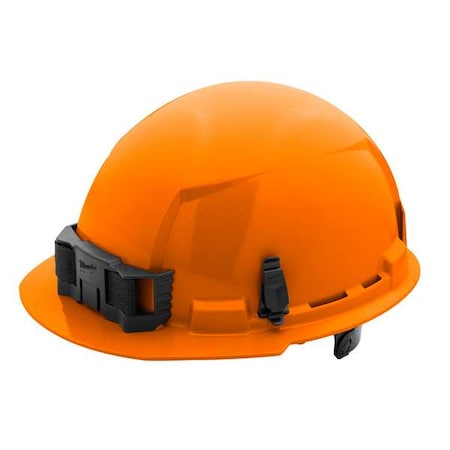 BOLT Orange Front Brim Hard Hat w/6pt Ratcheting Suspension - Type 1, Class E MPN:48-73-1132