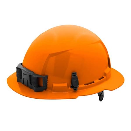 BOLT Orange Full Brim Hard Hat w/6pt Ratcheting Suspension - Type 1, Class E MPN:48-73-1133