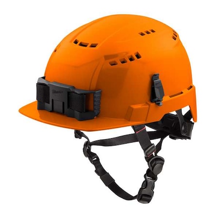 BOLT Orange Front Brim Vented Safety Helmet - Type 2, Class C MPN:48-73-1332