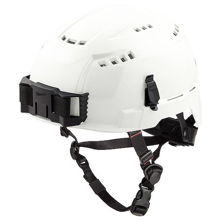 BOLT White Vented Safety Helmet with IMPACT ARMOR Liner - Type 2, Class C MPN:48-73-1350