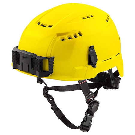 BOLT Yellow Vented Safety Helmet with IMPACT ARMOR Liner - Type 2, Class C MPN:48-73-1352