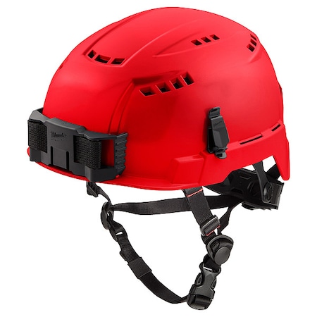 BOLT Red Vented Safety Helmet with IMPACT ARMOR Liner - Type 2, Class C MPN:48-73-1358