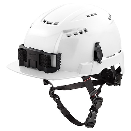 BOLT White Front Brim Vented Safety Helmet with IMPACT ARMOR Liner - Type 2, Class C MPN:48-73-1364