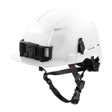 BOLT White Front Brim Safety Helmet with IMPACT ARMOR Liner - Type 2, Class E MPN:48-73-1365