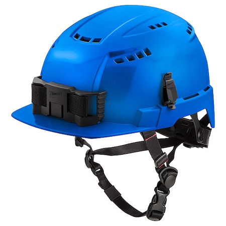 BOLT Blue Front Brim Vented Safety Helmet with IMPACT ARMOR Liner - Type 2, Class C MPN:48-73-1368