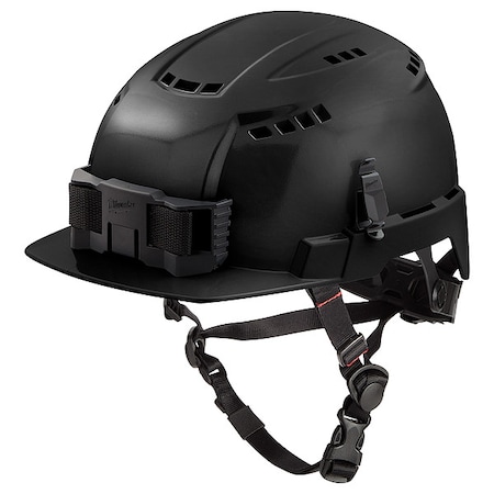 BOLT Black Front Brim Vented Safety Helmet with IMPACT ARMOR Liner - Type 2, Class C MPN:48-73-1374