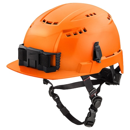 BOLT Orange Front Brim Vented Safety Helmet with IMPACT ARMOR Liner - Type 2, Class C MPN:48-73-1376