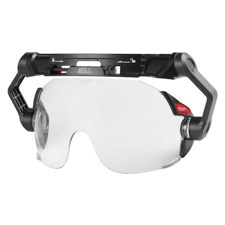 BOLT Eye Visor - Clear Dual Coat Lens (Compatible with Milwaukee Safety Helmets & Hard Hats) MPN:48-73-1410