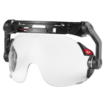 BOLT Eye Visor - Clear Dual Coat Lens (Compatible with Milwaukee Safety Helmets), 5 in Height MPN:48-73-1411