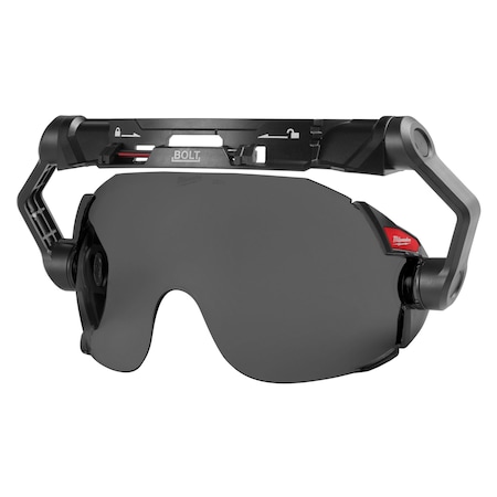 BOLT Eye Visor - Tinted Dual Coat Lens (Compatible with Milwaukee Safety Helmets & Hard Hats) MPN:48-73-1415