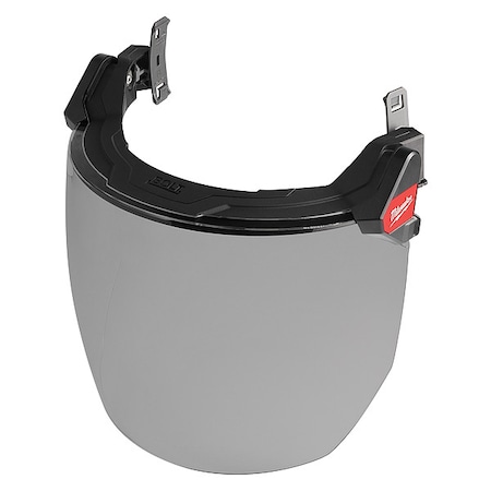 Gray Visor, 9.5 in Height, Not Applicable Suspension, Black, Gray MPN:48-73-1425