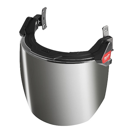 Face Shield, Silver Visor, Polycarbonate, Locking Detents Suspension MPN:48-73-1429