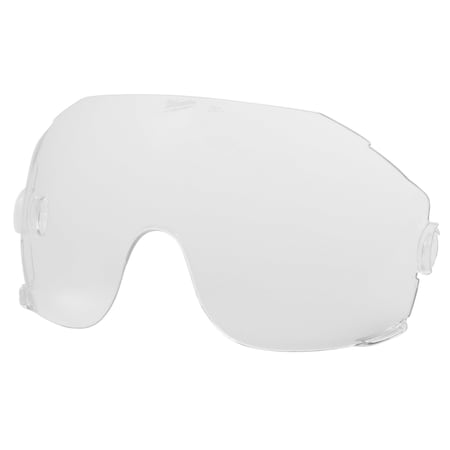 BOLT 10PK Clear Eye Visor Replacement Lenses, 2 in Height, Anti-Fog, Scratch-Resistant Lens, Clear MPN:48-73-1451