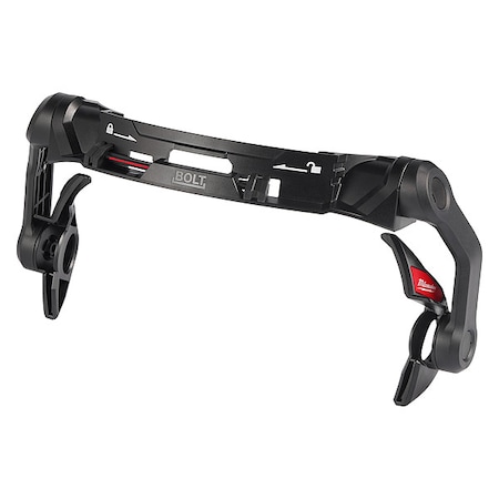 BOLT Eye Visor Mount Replacement (Helmet Only), For Use With All Milwaukee Safety Helmets Black MPN:48-73-1459