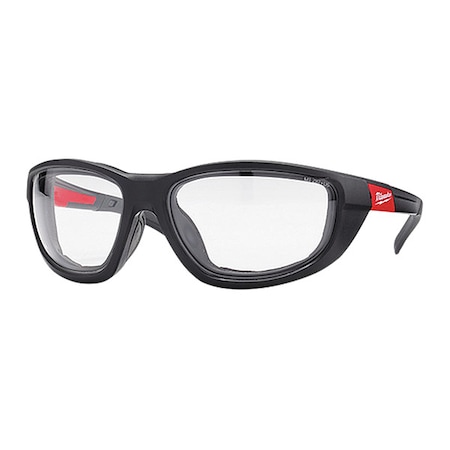 Safety Glasses, Wraparound Clear Polycarbonate Lens, Impact-Resistant, 12PK MPN:48-73-2041X12