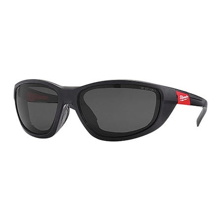Polarized Safety Glasses, Wraparound Smoke Polycarbonate Lens, Impact-Resistant, 12PK MPN:48-73-2046X12