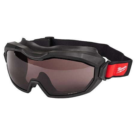 Safety Goggles, Black Lens, Anti-Fog & Anti-Scratch, Direct Vent, Rubber Gasket, TPV Frame MPN:48-73-2063