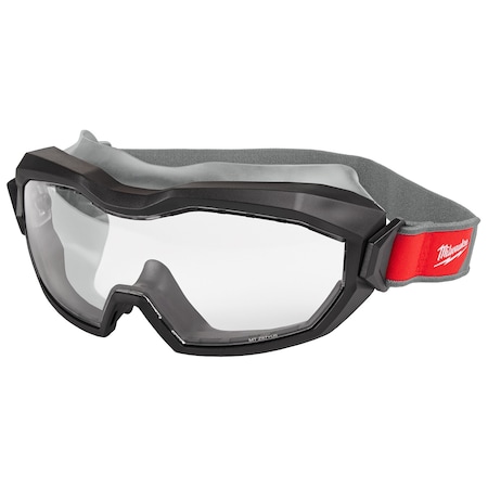 Safety Goggles, Clear Lens, Anti-Fog & Anti-Scratch, Non-Vented, Rubber Gasket, TPV Frame MPN:48-73-2065
