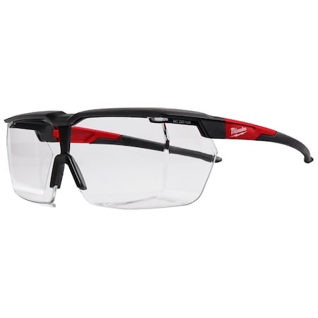 Safety Glasses Anti-Fog & Anti-Scratch, Clear Lens, Half-Frame, OTG-Wraparound MPN:48-73-2070