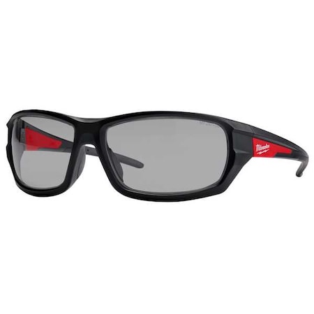 Safety Glasses Anti-Fog & Anti-Scratch, Gray Lens, Half-Frame, Wraparound MPN:48-73-2126