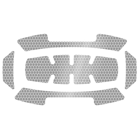 HardHatLabel, Polycarbonate, Silver MPN:48-73-4600