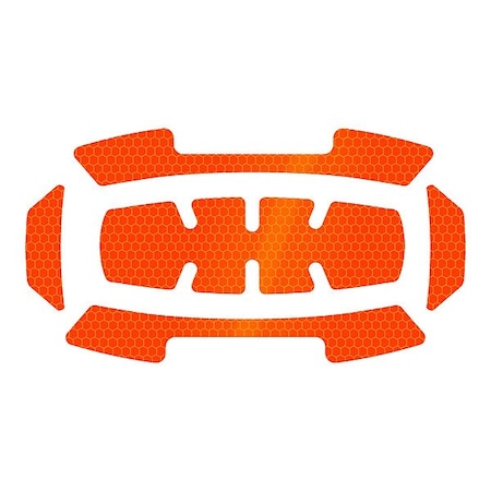 HardHatLabel, Polypropylene, Orange MPN:48-73-4602