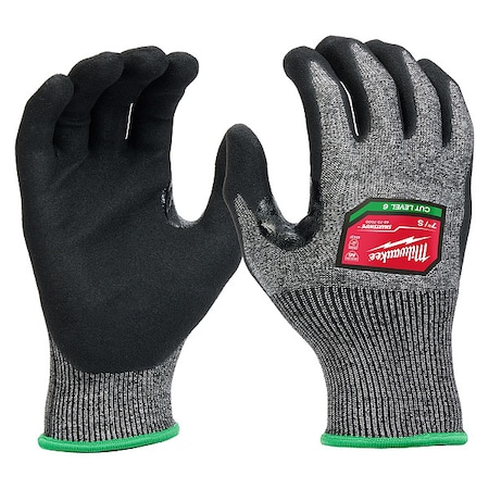 Cut Protection Dipped Gloves, Cut Level A6, Not Applicable, Rough, Small 1 PR MPN:48-73-7000