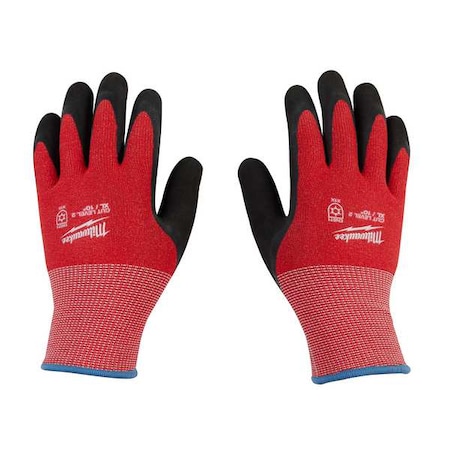 Cut-Resistant Insulated Gloves, Cut Level A2, Double Dipped, Latex, Sandy, S (7) MPN:48-73-7920