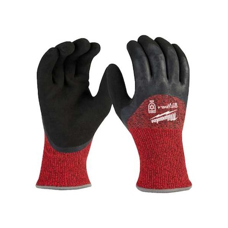 Cut-Resistant Insulated Gloves, Cut Level A4, Double Dipped, Latex, Sandy, S (7) 12 PK MPN:48-73-7940B