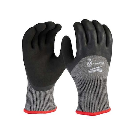 Cut-Resistant Insulated Gloves, Cut Level A5, Double Dipped, Latex, Sandy, S (7) MPN:48-73-7950