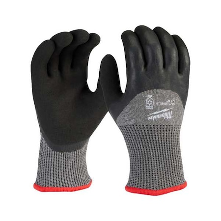 Cut-Resistant Insulated Gloves, Cut Level A5, Double Dipped, Latex, Sandy, L ( 9 ) 12 PK MPN:48-73-7952B