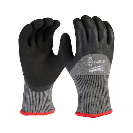 Cut-Resistant Insulated Gloves, Cut Level A5, Double Dipped, Latex, Sandy, XL (10) 12 PK MPN:48-73-7953B