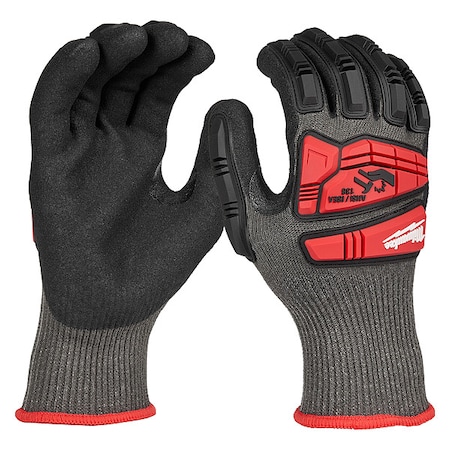 Work Gloves, Cut Level A5, Nitrile, Sandy, 2XL 1 PR MPN:48-73-8154