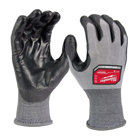 Cut-Resistant Coated Gloves, Cut Level A4, Polyurethane, Smooth, S 12 PK MPN:48-73-8740B