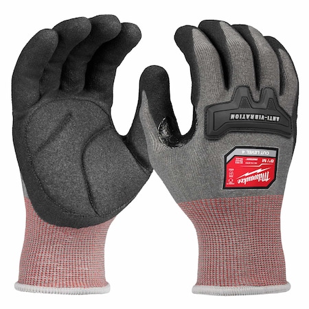 Anti-Vibration Cut Level 4 High Dexterity Nitrile Dipped Glove - M MPN:48-73-8761