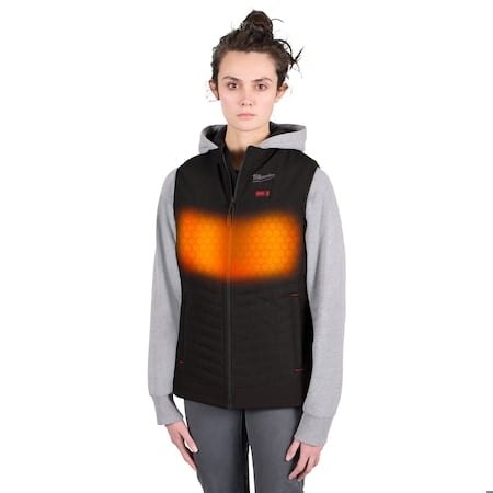 Axis Heated Vest, Polyester, 2 to 8 hours Heating Time, 3 Heat Settings, Black, M MPN:F300B-21M