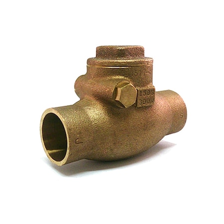 Swing Check Valve, 3.3125 in Overall L MPN:1510T 3/4