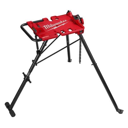 Adjustable Tripod Chain Vise, 1/8 in to 6 in Pipes, 49-1/2 in Max H, Foldable MPN:48-22-8690