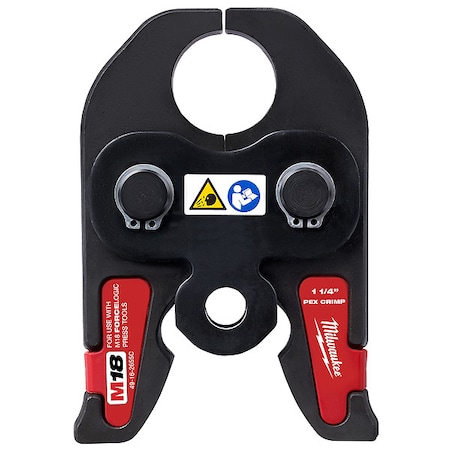 M18 FORCE LOGIC PEX Crimp Jaw, For 1-1/4 in PEX Pipe, 18 V MPN:49-16-2655C