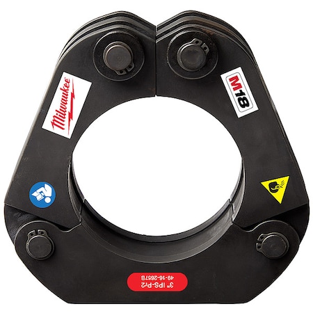 M18 FORCE LOGIC Press Ring, For 3 in Carbon Steel, Stainless Steel Pipe MPN:49-16-2657B