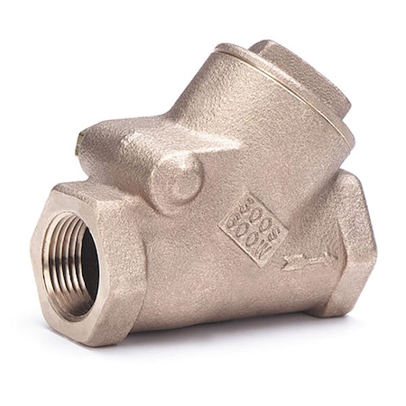 Swing Y Check Valve, 7.875 in Overall L MPN:507 3