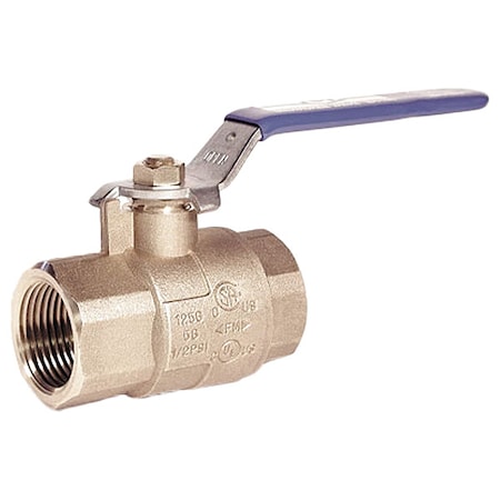 Manual 2-Way Ball Valve, NPT, Brass MPN:BA-475BMS 1