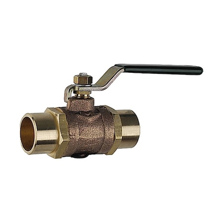 Disc Valve, 1 1/2 In Solder, Bronze MPN:BB2-350 1 1/2