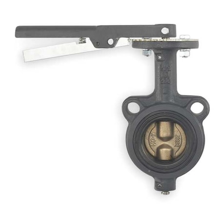 Butterfly Valve, Wafer, 3 In, Cast Iron MPN:CW223E 3