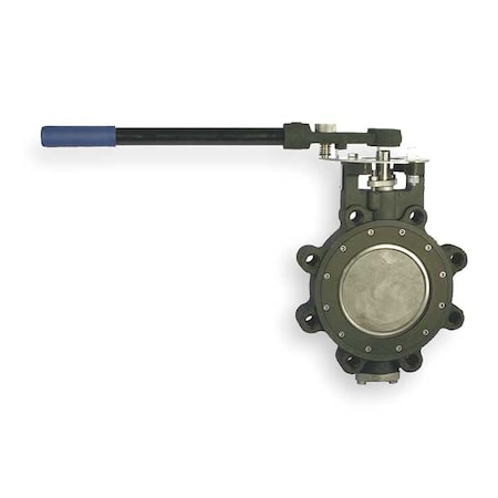Butterfly Valve, Lug, 5 In, RPTFE Liner MPN:HP1LCS4212 5