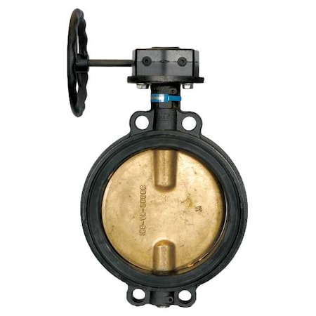 Butterfly Valve, Wafer, Pipe Size 6 In MPN:HW334V
